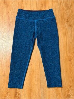 Beyond Yoga Teal Heather Leggings
